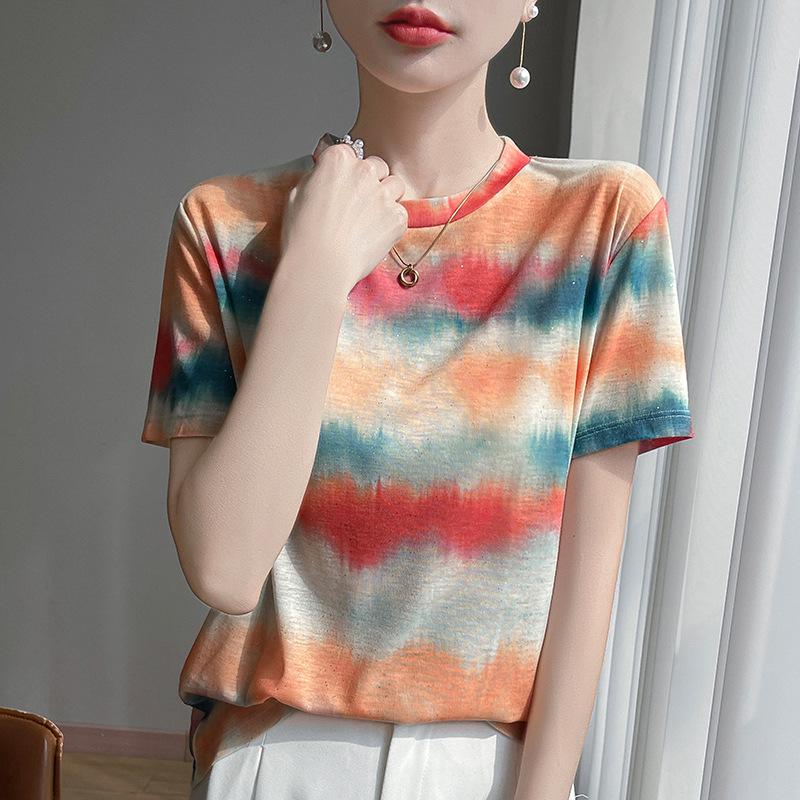 Женская футболка с короткими рукавами, легкая, роскошная, нежная и гладкая, из тенселя XL
Женская футболка с короткими рукавами, легкая, роскошная, нежная и гладкая, из тенселя XL