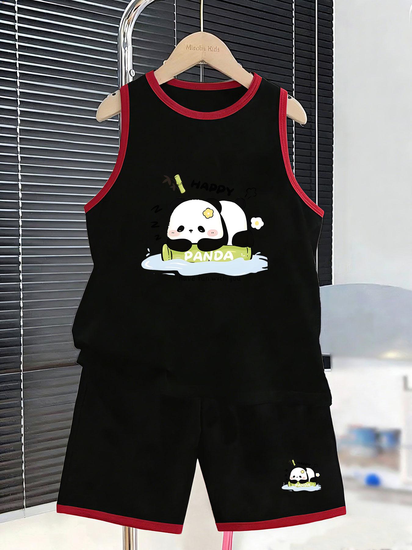 Boys’ cute panda set. Lovely panda prints, breathable fabric, loose fit for heartwarming summer looks. 2-3Y чёрный
Boys’ cute panda set. Lovely panda prints, breathable fabric, loose fit for heartwarming summer looks. 2-3Y чёрный