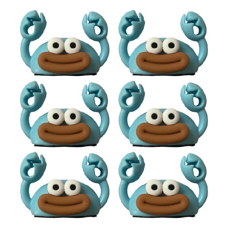 Fashionable Lovely Crabs Cable Organizers Craft from Long Time Use Silicone Materials Portable for All Your Wire Needs небо синє кольору
Fashionable Lovely Crabs Cable Organizers Craft from Long Time Use Silicone Materials Portable for All Your Wire Needs небо синє кольору