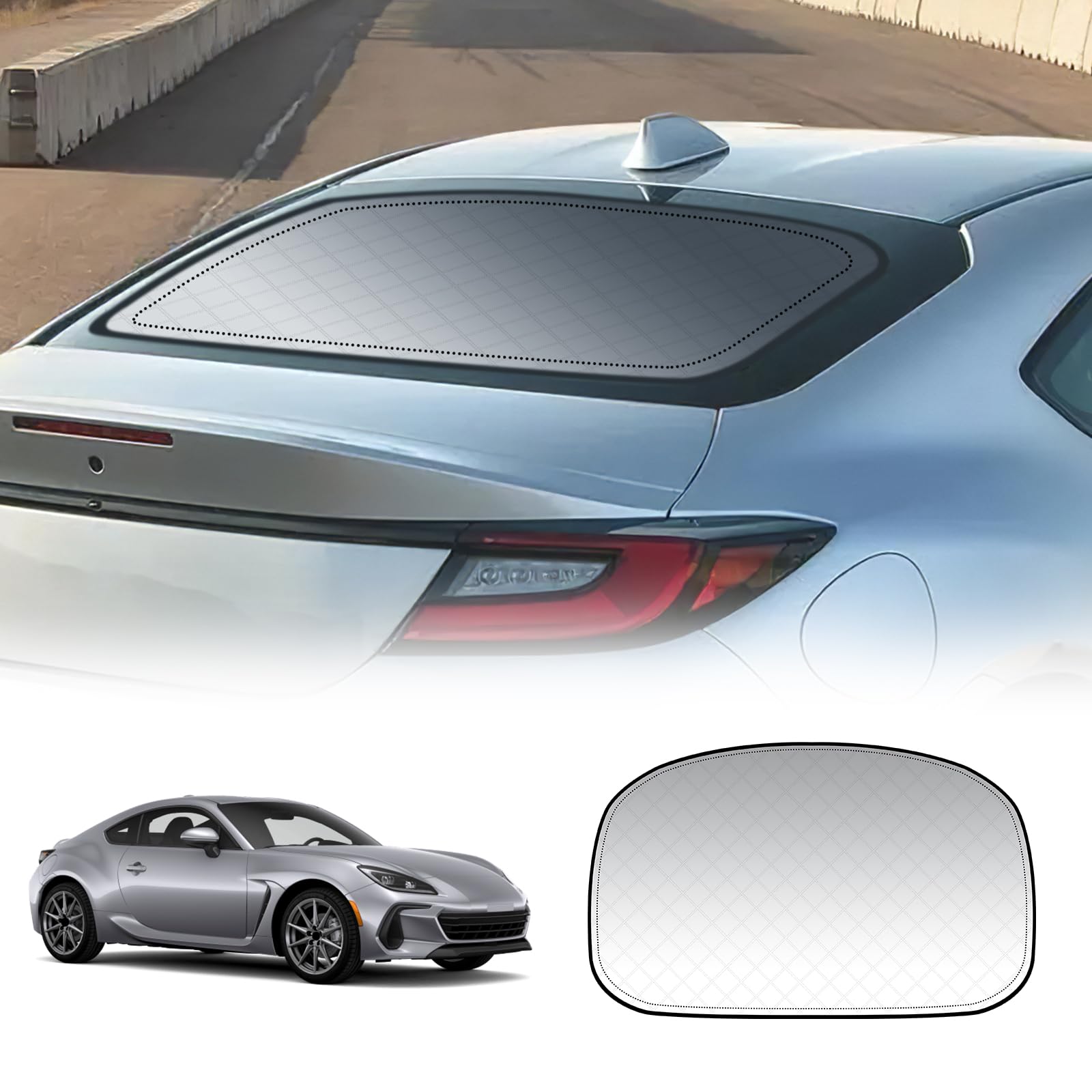 KUNGKIC Rear Window Car Sunshade for Toyota GR86 ZN8 and Subaru BRZ ZD8 2023 2024 Protects Against Heat with UV Easy and Convenient Storage Interior
KUNGKIC Rear Window Car Sunshade for Toyota GR86 ZN8 and Subaru BRZ ZD8 2023 2024 Protects Against Heat with UV Easy and Convenient Storage Interior