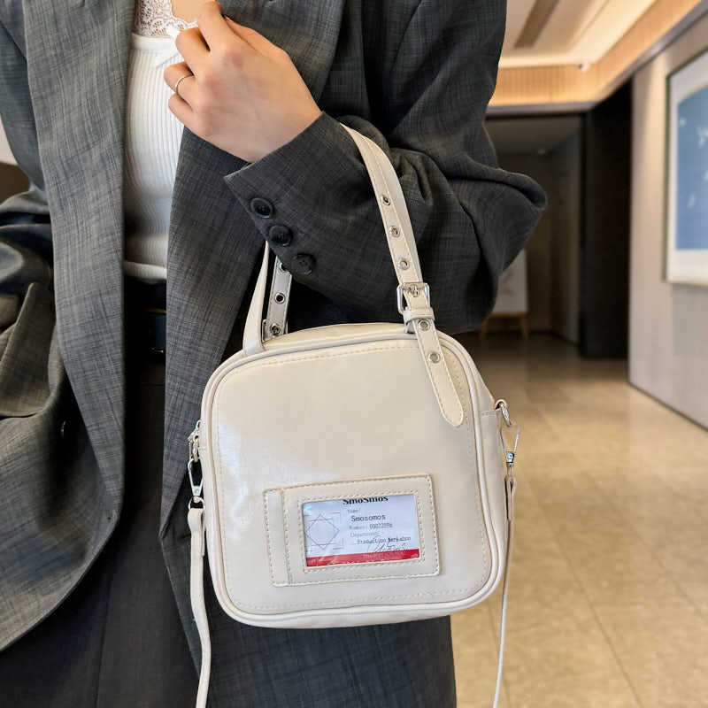 Premium handbag small bag fashion women s bag spring new small square bag versatile single shoulder oblique span bag білий
Premium handbag small bag fashion women s bag spring new small square bag versatile single shoulder oblique span bag білий