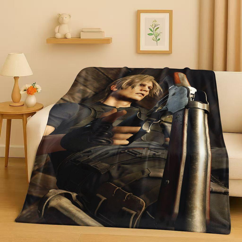 Leon R-Resident Evil Game Cartoon Gamer Flannel Blanket,Ultra Soft Warm Plush Throw for Home Bedroom Bed Sofa Cover Picnic Kids 75x90cm
Leon R-Resident Evil Game Cartoon Gamer Flannel Blanket,Ultra Soft Warm Plush Throw for Home Bedroom Bed Sofa Cover Picnic Kids 75x90cm