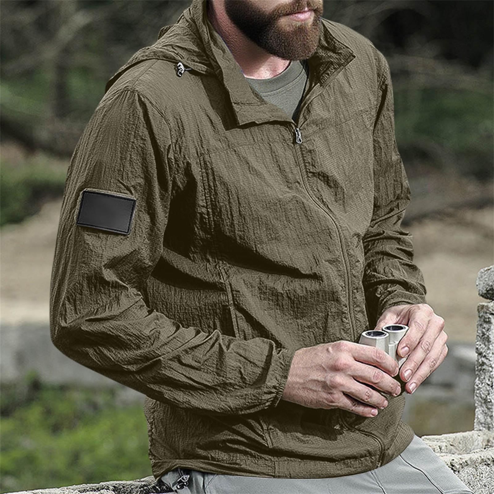 Мужская одежда от солнца Мужская ультратонкая дышащая водонепроницаемая ветровка быстросохнущая куртка одежда от солнца XXL
Мужская одежда от солнца Мужская ультратонкая дышащая водонепроницаемая ветровка быстросохнущая куртка одежда от солнца XXL