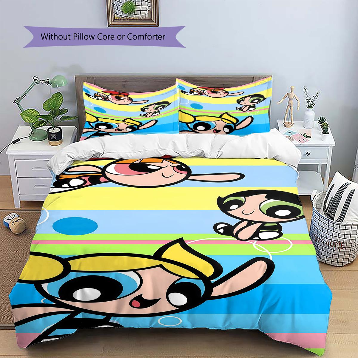 Powerpuff Girls Art Duvet Cover & Pillowcases, Powerpuff Girls Fan Bedding, Perfect Gift.chl 135x200cm
Powerpuff Girls Art Duvet Cover & Pillowcases, Powerpuff Girls Fan Bedding, Perfect Gift.chl 135x200cm