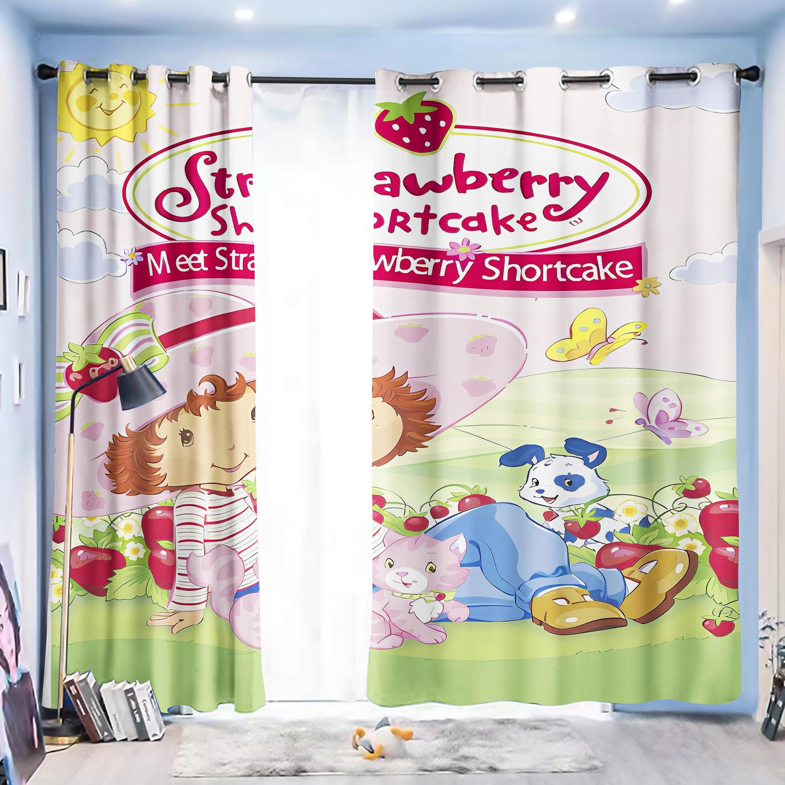 Strawberry Girls Cartoon Curtain Cute Home Style Decoration Polyester Window Children Bedroom Living Room Curtains Darkening Made Of Area Decor W100*H130(CM)-Grommet top&2PCS
Strawberry Girls Cartoon Curtain Cute Home Style Decoration Polyester Window Children Bedroom Living Room Curtains Darkening Made Of Area Decor W100*H130(CM)-Grommet top&2PCS