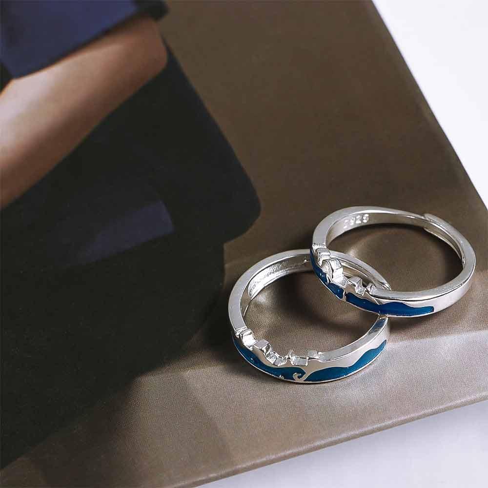Starry Sky Korean Allure of Love Romantic Open Rings Silver Plated Fashion Jewelry Couple Ring 2 pcs
Starry Sky Korean Allure of Love Romantic Open Rings Silver Plated Fashion Jewelry Couple Ring 2 pcs