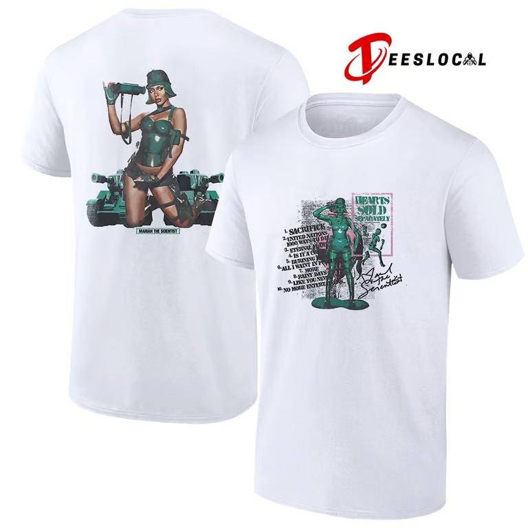 Mariah the Scientist hearts sold separately tracklist graphic shirt Unisex T-Shirt XXXL
Mariah the Scientist hearts sold separately tracklist graphic shirt Unisex T-Shirt XXXL