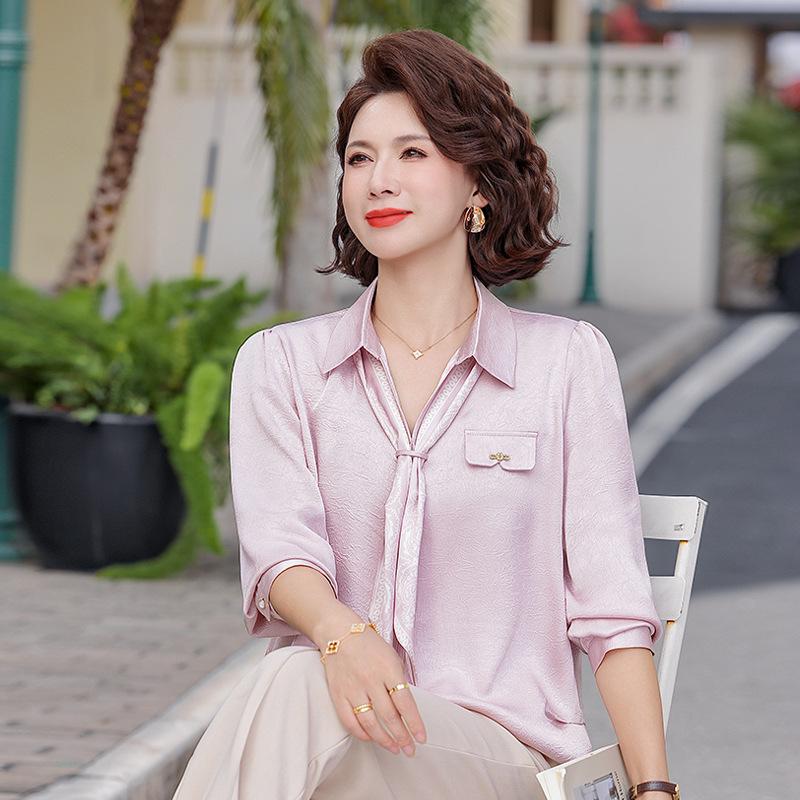 Mother s Day Chic Solid Color Long Sleeve Lapel T-Shirt for Middle-Aged and Elderly Women 5XL (150-170 lbs)
Mother s Day Chic Solid Color Long Sleeve Lapel T-Shirt for Middle-Aged and Elderly Women 5XL (150-170 lbs)