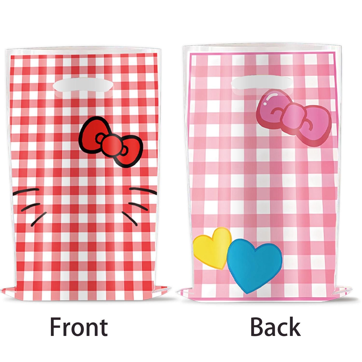 Customized Pink Kt Cat Theme Party Supplies Kt Cat Party Gift Bag Candy Bag Tote Bag Lattice gift bag 10pcs
Customized Pink Kt Cat Theme Party Supplies Kt Cat Party Gift Bag Candy Bag Tote Bag Lattice gift bag 10pcs