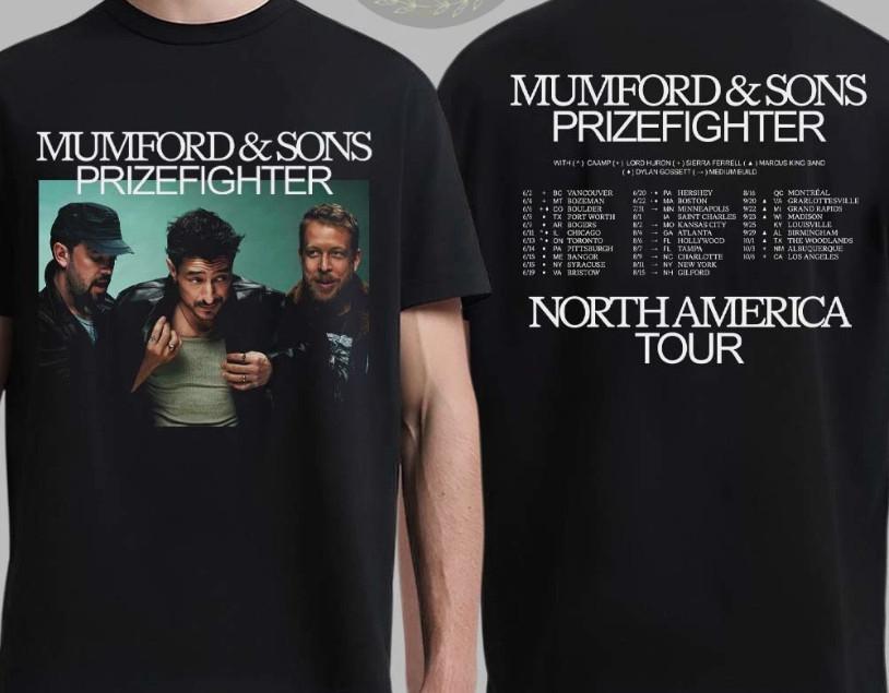 Mumford And Sons Prizefighter North America Tour 2026 T-Shirt Unisex T-Shirt XL
Mumford And Sons Prizefighter North America Tour 2026 T-Shirt Unisex T-Shirt XL