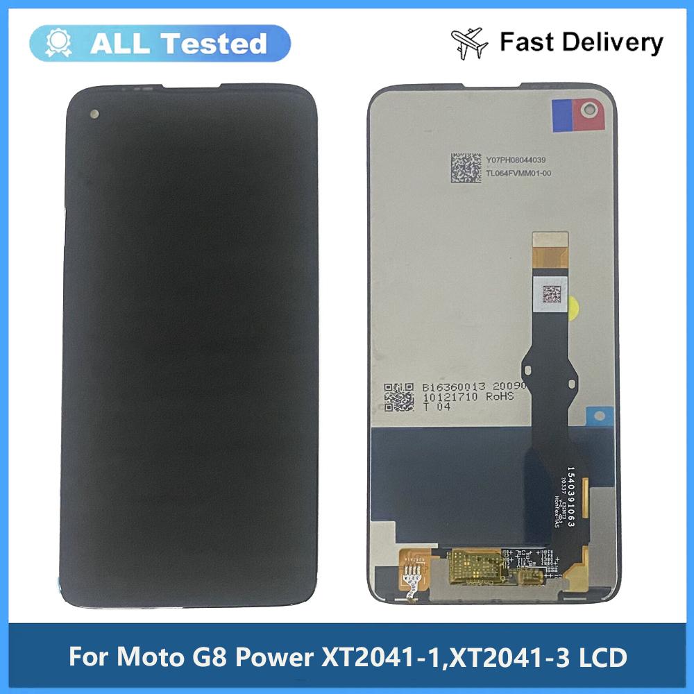 LCD Screen and Digitizer Full Assembly For Moto G8 Power XT2041
LCD Screen and Digitizer Full Assembly For Moto G8 Power XT2041