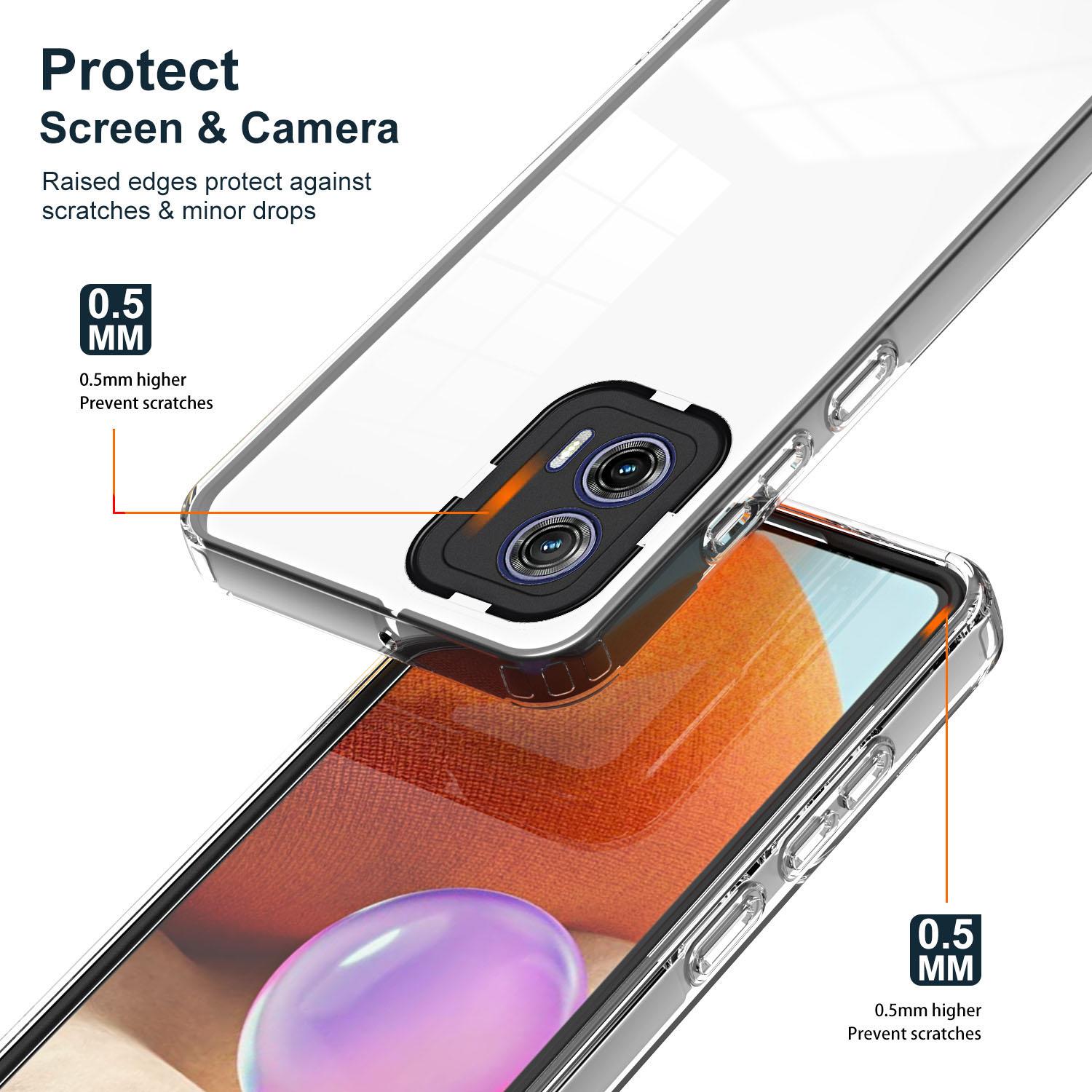 For Motorola Moto G73 5G TPU Backplate+PC Frame+PC Camera Ring Mobile Case 3-in-1 Transparent Anti-drop Cover Black
For Motorola Moto G73 5G TPU Backplate+PC Frame+PC Camera Ring Mobile Case 3-in-1 Transparent Anti-drop Cover Black