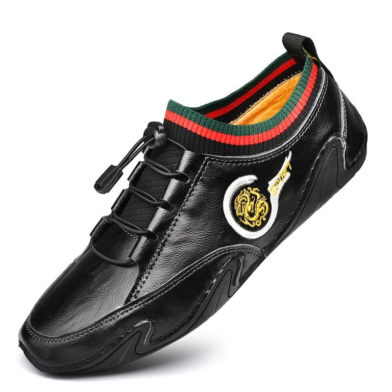 Новая обувь, мужские весенние и летние дышащие лоферы, мужская повседневная кожаная обувь, обувь для вождения, мужская обувь из натуральной кожи, модная 46 чёрный
Новая обувь, мужские весенние и летние дышащие лоферы, мужская повседневная кожаная обувь, обувь для вождения, мужская обувь из натуральной кожи, модная 46 чёрный