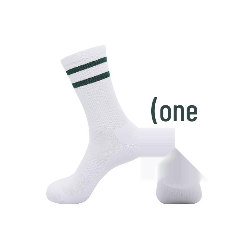 Breathable Non-Slip Mid-Calf Tennis Socks: Thickened Towel Bottom, Sweat-Absorbing Sports Socks for Men and Women M 34-38
Breathable Non-Slip Mid-Calf Tennis Socks: Thickened Towel Bottom, Sweat-Absorbing Sports Socks for Men and Women M 34-38