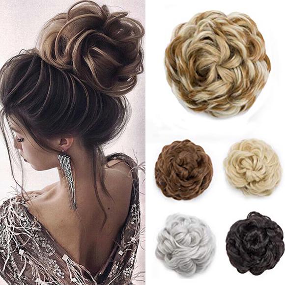 MISS WIG Women Fashion Short Curly Chignon Hair Piece Синтетический термостойкий волокно Наращивание волос для женщин Ежедневная одежда
MISS WIG Women Fashion Short Curly Chignon Hair Piece Синтетический термостойкий волокно Наращивание волос для женщин Ежедневная одежда