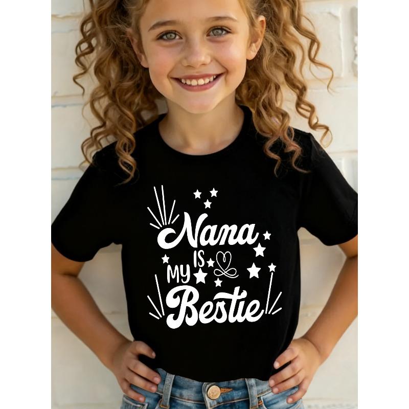 European sizeSummer Fashion Girls Short Sleeve T Shirt Nana IS MY Bestie Letter Cartoon Print Casual Top 98cm чёрный
European sizeSummer Fashion Girls Short Sleeve T Shirt Nana IS MY Bestie Letter Cartoon Print Casual Top 98cm чёрный