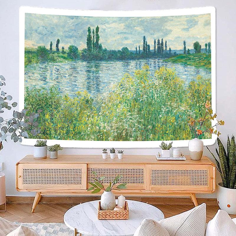 Tree Landscape Oil Painting Printing Tapestry Nordic Sanding Decorative Hanging Cloth Aesthetic Scenery Bedroom Dorm Background 74x94cm(29x37in)
Tree Landscape Oil Painting Printing Tapestry Nordic Sanding Decorative Hanging Cloth Aesthetic Scenery Bedroom Dorm Background 74x94cm(29x37in)