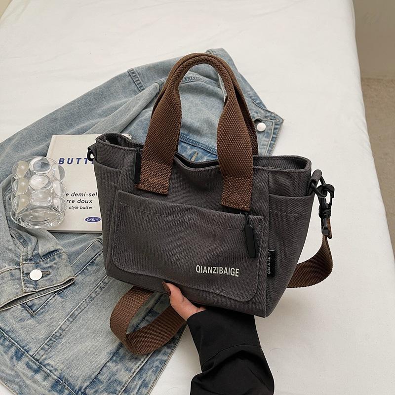 Холщовая сумка женская новая модная портативная рабочая сумка для поездок на работу повседневная на плечо сумка-мессенджер сумка-тоут