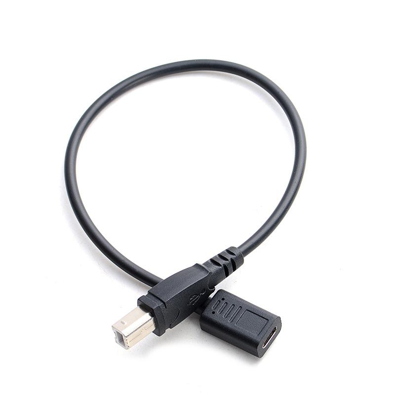 Type C to USB B Cable Converter USB C F to M Adapter for Android Data Transfer Wire for HDD Printer Scanner Connector Cord
Type C to USB B Cable Converter USB C F to M Adapter for Android Data Transfer Wire for HDD Printer Scanner Connector Cord