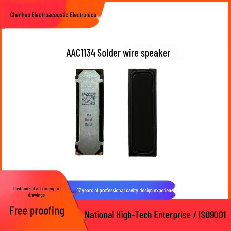 AAC1134 8 Ohm 1W Speaker for Mobile, Tablet, Laptop & Tweeter
AAC1134 8 Ohm 1W Speaker for Mobile, Tablet, Laptop & Tweeter