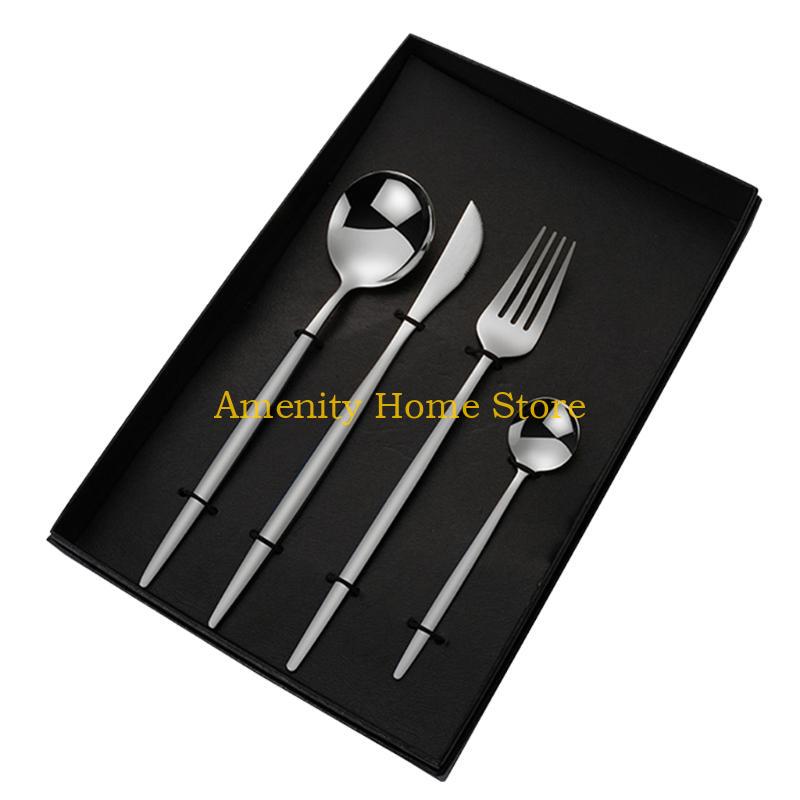 F26C 4pcs Stainless Steel Flatware Cutlery Set Knife Fork Spoon Mirror Polished Western Teaspoon Kitchen Dishwasher серебряный
F26C 4pcs Stainless Steel Flatware Cutlery Set Knife Fork Spoon Mirror Polished Western Teaspoon Kitchen Dishwasher серебряный