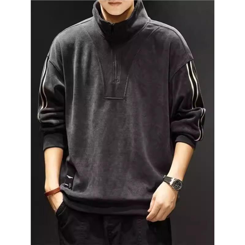 Half-zipper stand-up collar soft wrinkle men s street sports casual breathable loose fashion trend comfortable long-sleeved shirt XL
Half-zipper stand-up collar soft wrinkle men s street sports casual breathable loose fashion trend comfortable long-sleeved shirt XL