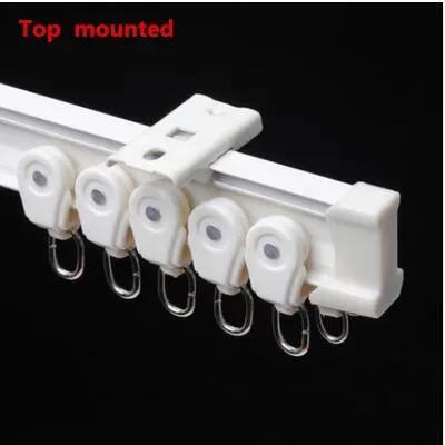 1miter Rails Curved/straight Track Plastic Nanometer Silence Flat Curved Track Curtain Hook Single Double Track Pole Accessories 1 meter
1miter Rails Curved/straight Track Plastic Nanometer Silence Flat Curved Track Curtain Hook Single Double Track Pole Accessories 1 meter