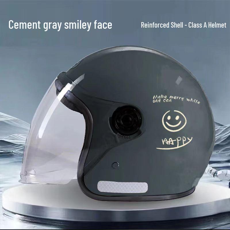 2025 Trendy Smiley Face Electric Motorcycle Helmet - Winter Warm, Unisex Half Helmet
2025 Trendy Smiley Face Electric Motorcycle Helmet - Winter Warm, Unisex Half Helmet