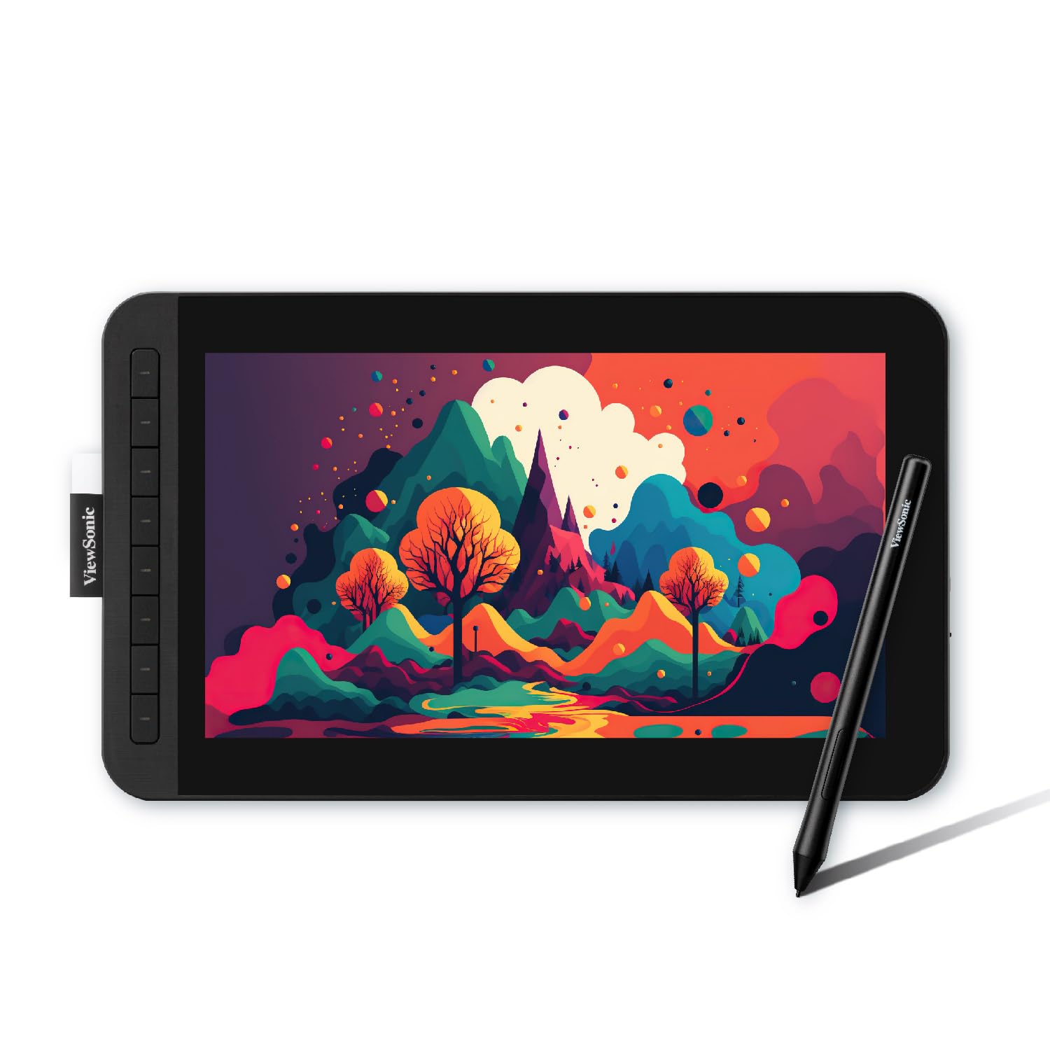 ViewSonic ID1230 LCD Pen Tablet Inch NTSC Adobe RGB 8192 Levels Pressure Sensitivity 8 Express Keys USB Beginner Drawing Illustration Production Manga чорний
ViewSonic ID1230 LCD Pen Tablet Inch NTSC Adobe RGB 8192 Levels Pressure Sensitivity 8 Express Keys USB Beginner Drawing Illustration Production Manga чорний