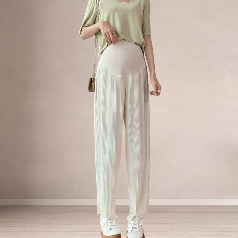 High-Waisted Maternity Summer Pants: Breathable, Loose, Belly Support, Versatile Fashion. Perfect for At-Home or Casual Wear. XL 130-150 lbs
High-Waisted Maternity Summer Pants: Breathable, Loose, Belly Support, Versatile Fashion. Perfect for At-Home or Casual Wear. XL 130-150 lbs
