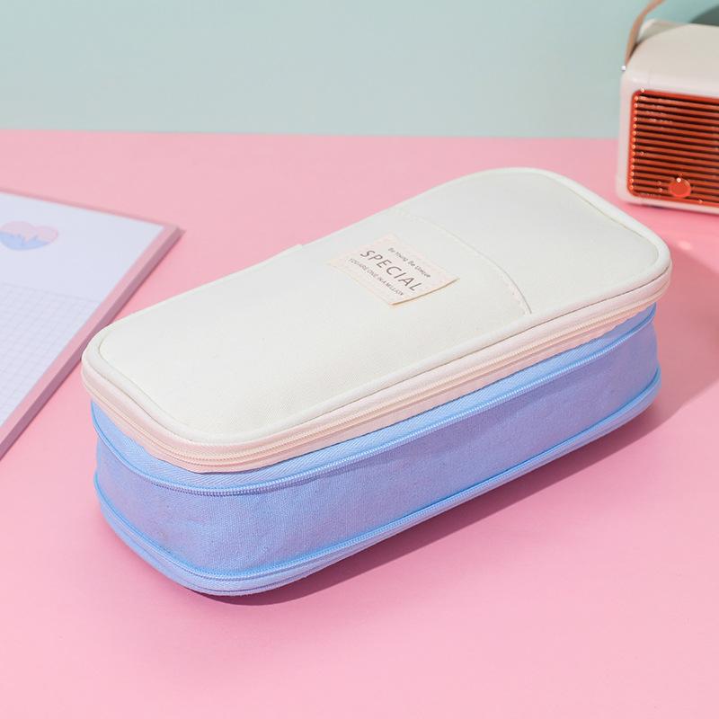 Large Capacity Pencil Case Stationery School Supplies Pencil Cases Pouch Office Desk Storage Bag Students Kids Pen Case Bags Box светло-синий
Large Capacity Pencil Case Stationery School Supplies Pencil Cases Pouch Office Desk Storage Bag Students Kids Pen Case Bags Box светло-синий
