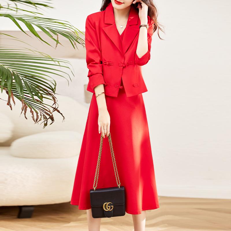 Autumn 2023 Women s Slim Fit Two-Piece Suit - Stylish and Trendy Dress Set Double Extra Large красный
Autumn 2023 Women s Slim Fit Two-Piece Suit - Stylish and Trendy Dress Set Double Extra Large красный