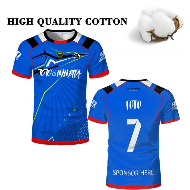 90 Minute Jersey MM9 Men s Football T-shirt Jul Maillot High Quality Cotton Short-sleeved Futsal Soccer Uniform Kid s T Shirts 6XL
90 Minute Jersey MM9 Men s Football T-shirt Jul Maillot High Quality Cotton Short-sleeved Futsal Soccer Uniform Kid s T Shirts 6XL