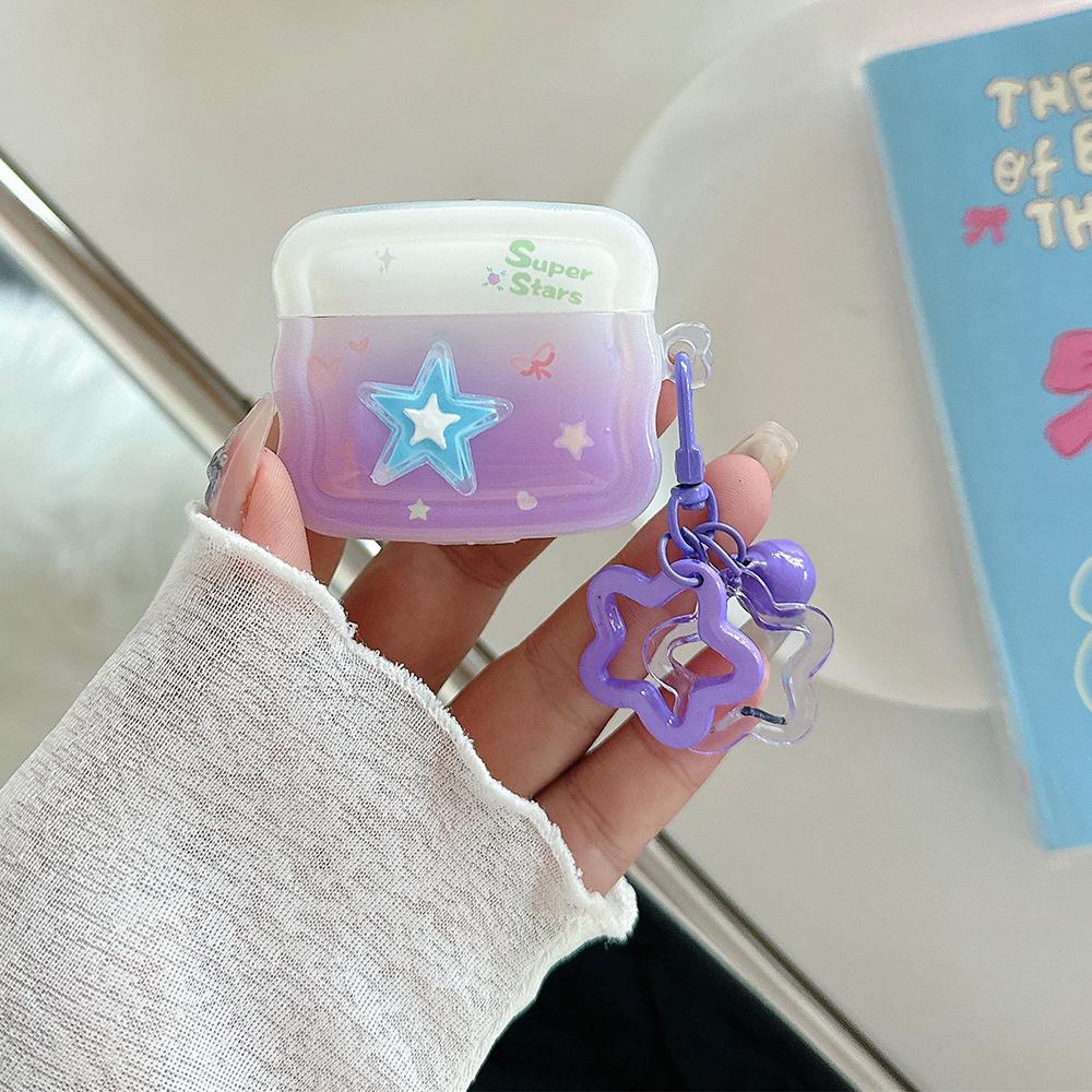 For Apple AirPods 3 Bluetooth-compatible Earphones Cover Star Design TPU Case with Pendant
For Apple AirPods 3 Bluetooth-compatible Earphones Cover Star Design TPU Case with Pendant