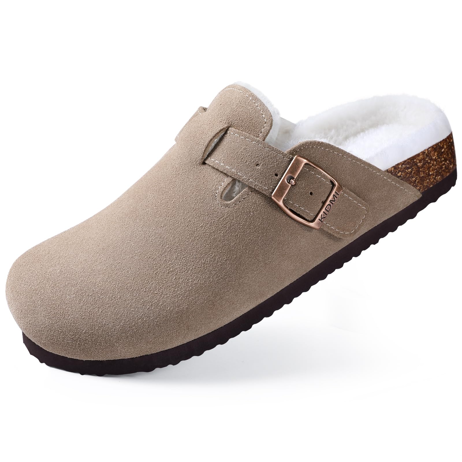 Fashion KIDMI Suede Clogs for Women Men Mules Cork Footbed Sandals With Arch Support Fashion Nonslip Outdoor Beach Slippers Home Shoes 38
Fashion KIDMI Suede Clogs for Women Men Mules Cork Footbed Sandals With Arch Support Fashion Nonslip Outdoor Beach Slippers Home Shoes 38