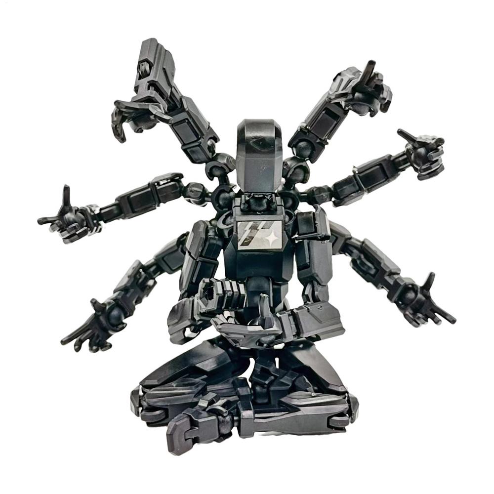 T 13 Full Joint Action Figure Cartoon Full Body Robot Eight Arms Desktop Decorations For Fans And Collectors Adjustable Joints чорний
T 13 Full Joint Action Figure Cartoon Full Body Robot Eight Arms Desktop Decorations For Fans And Collectors Adjustable Joints чорний