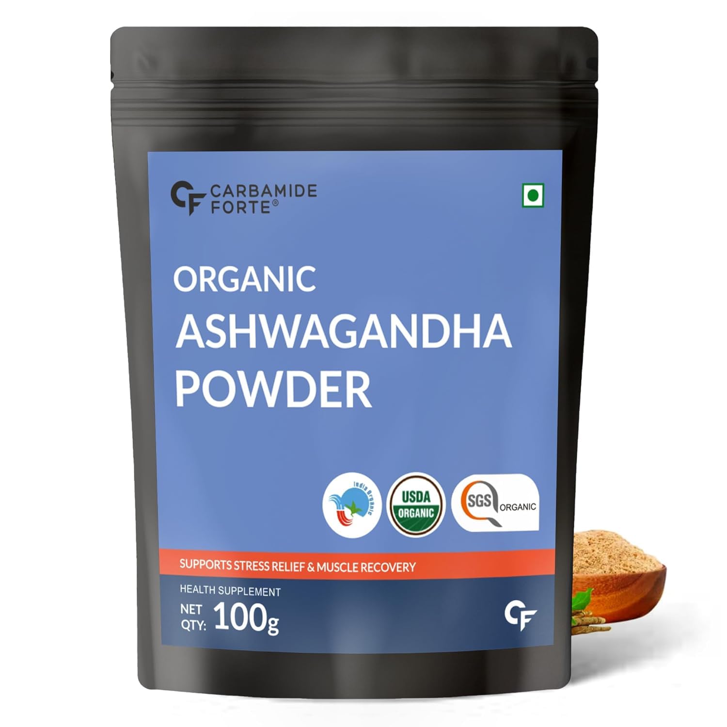 Carbamide Forte Cf 100% Organic Ashwagandha Powder, Withania Somnifera | 100gm Veg Powder 0.2lbs
Carbamide Forte Cf 100% Organic Ashwagandha Powder, Withania Somnifera | 100gm Veg Powder 0.2lbs