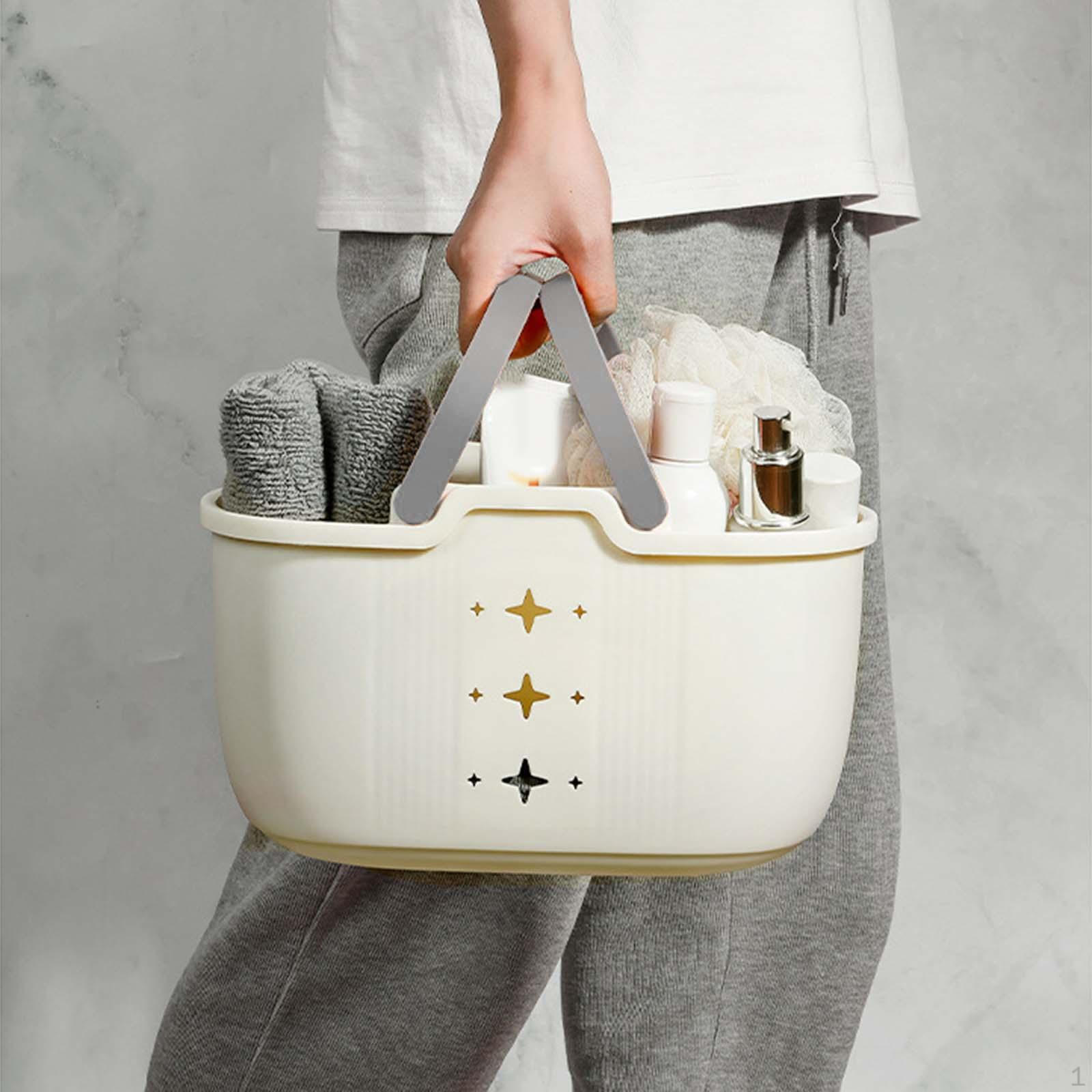 Compact Shower Organizer with Drainage System White gray
Compact Shower Organizer with Drainage System White gray