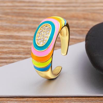 Nidin New Fashion Bohemia Colorful Eternity Band Ring for Women Engagement Wedding Rainbow Color Classic Finger Rings Jewelry
Nidin New Fashion Bohemia Colorful Eternity Band Ring for Women Engagement Wedding Rainbow Color Classic Finger Rings Jewelry