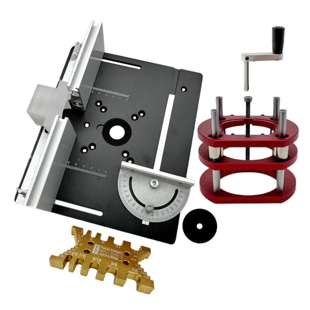 Woodworking Router Lift System and Aluminum Top Plate for 65mm Diameter Motors Workbench Trimmer Engraving Machine DIY Tools
Woodworking Router Lift System and Aluminum Top Plate for 65mm Diameter Motors Workbench Trimmer Engraving Machine DIY Tools