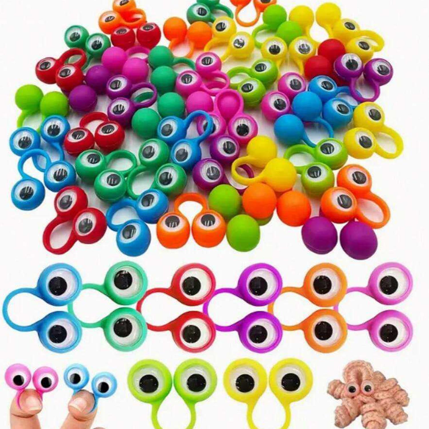 20PCS Fun Wiggle Eyeball Puppet Finger Rings Plastic Party Souvenir Toys for Kids Jokes Practical Game Gifts Birthday Decoration
20PCS Fun Wiggle Eyeball Puppet Finger Rings Plastic Party Souvenir Toys for Kids Jokes Practical Game Gifts Birthday Decoration