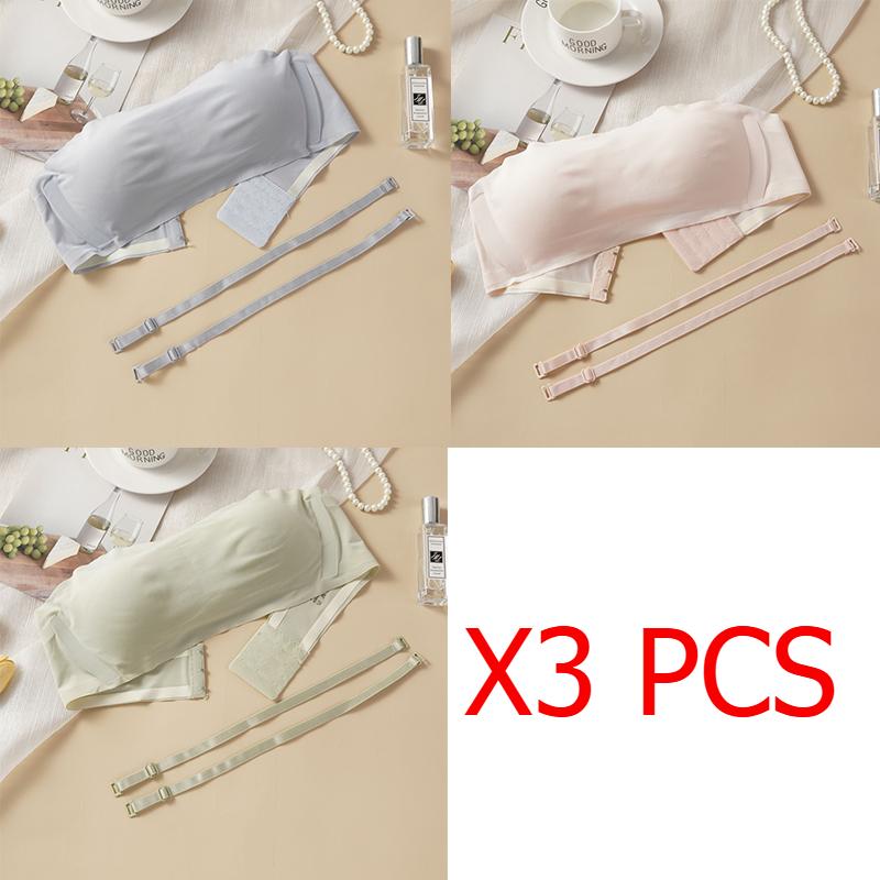 Бюстгальтер без бретелек, цельный, для женщин, собранный, бесшовный, невидимый, без стального кольца, бюстгальтер с облегающей грудью, летний, тонкий бюстгальтер XL
Бюстгальтер без бретелек, цельный, для женщин, собранный, бесшовный, невидимый, без стального кольца, бюстгальтер с облегающей грудью, летний, тонкий бюстгальтер XL