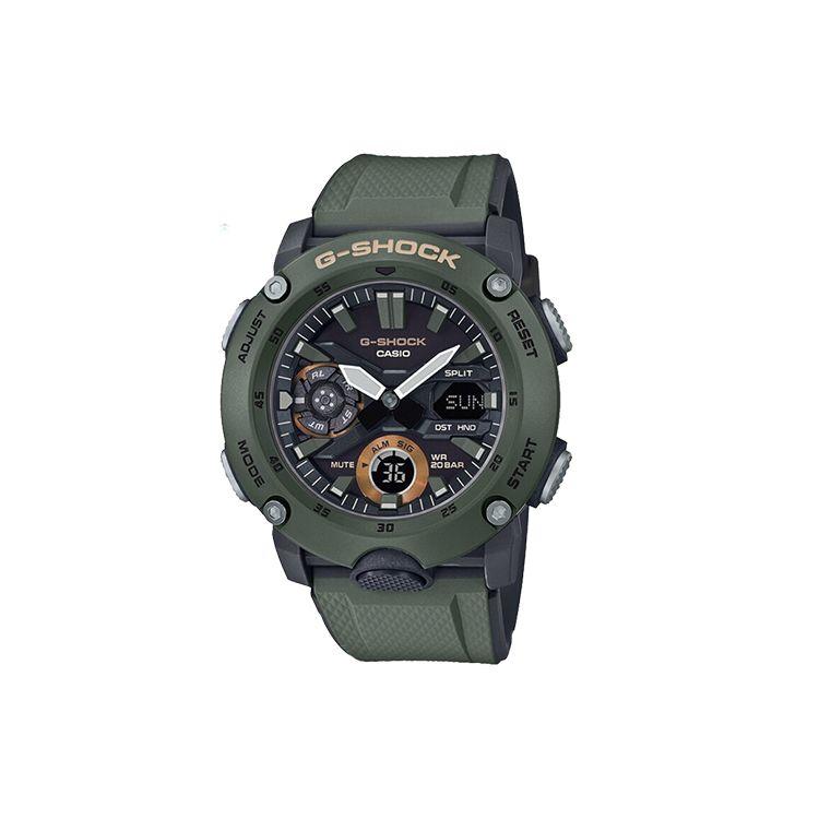Casio G-Shock Ultra-Thin Carbon Fiber Multifunction Sports Quartz Watch Men watches Black GA-2000-3APR Army Green
Casio G-Shock Ultra-Thin Carbon Fiber Multifunction Sports Quartz Watch Men watches Black GA-2000-3APR Army Green
