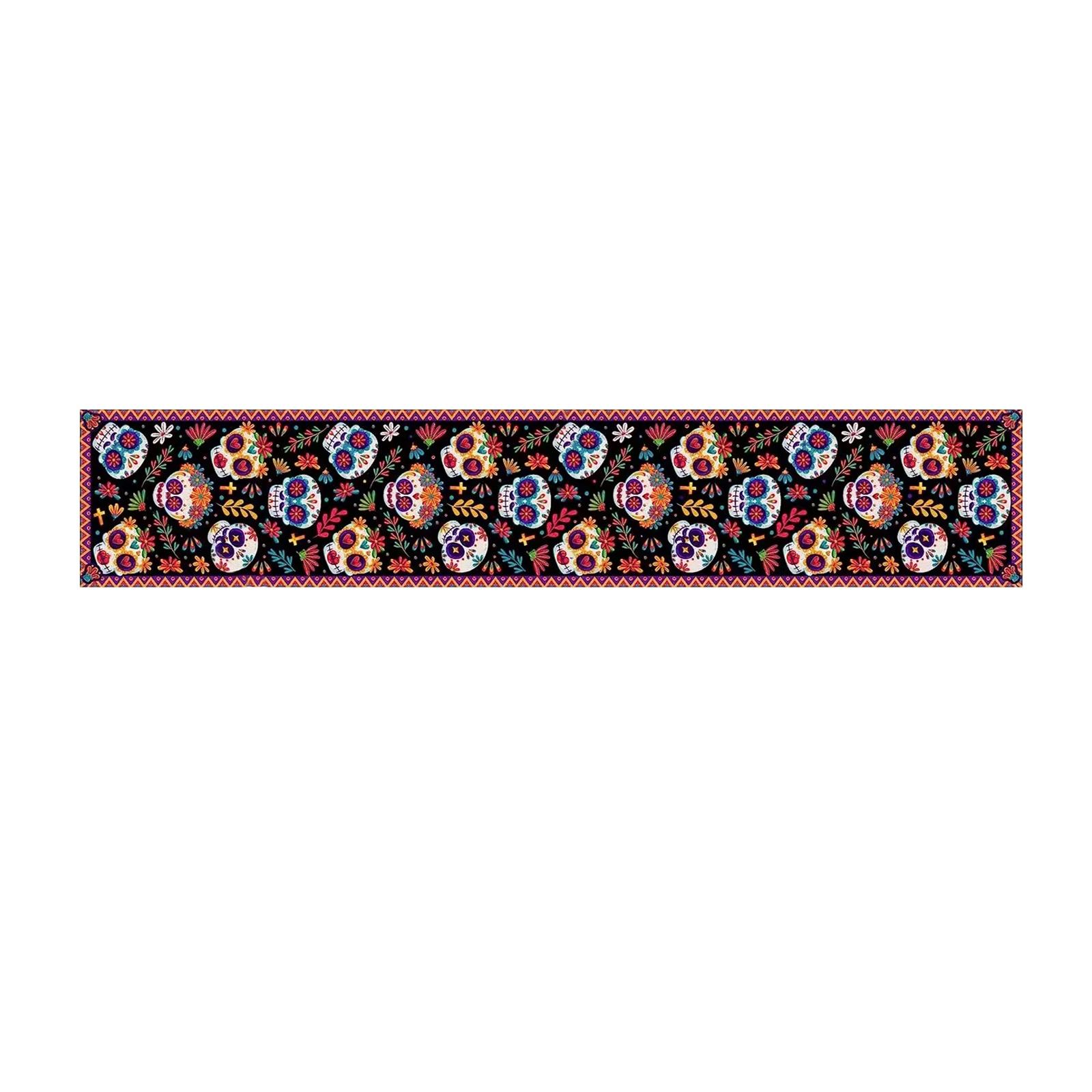 Halloween Day Of The Dead,Table Runner, Tablecloth, Placemat, Skulls,table Decoration Party Supplies One Size
Halloween Day Of The Dead,Table Runner, Tablecloth, Placemat, Skulls,table Decoration Party Supplies One Size