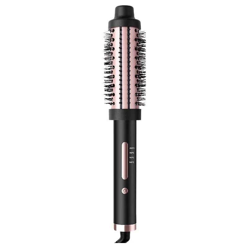 Volumizing Brush Heated Hair Curling Ceramic Tourmaline Ionic Iron Heating Dual Voltage Thermal Heated Round Brush us чорний
Volumizing Brush Heated Hair Curling Ceramic Tourmaline Ionic Iron Heating Dual Voltage Thermal Heated Round Brush us чорний