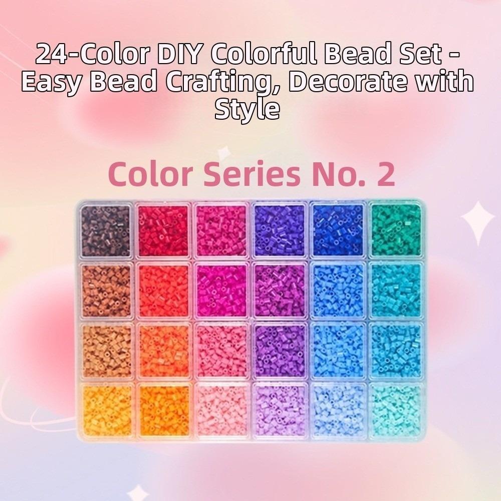 2.6mm Perler Hama Beads Kit Handmade Crafts Decor DIY Make Puzzle 3D Puzzle Beads 24Colors Premium Small Bean Melting Beads Kits
2.6mm Perler Hama Beads Kit Handmade Crafts Decor DIY Make Puzzle 3D Puzzle Beads 24Colors Premium Small Bean Melting Beads Kits