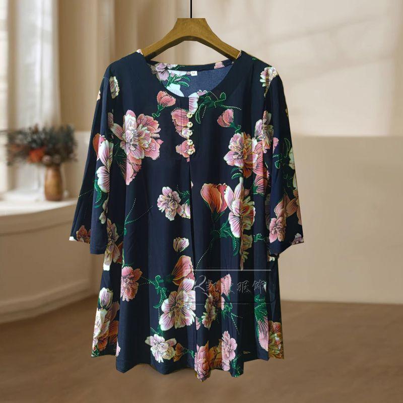Летняя женская рубашка большого размера, тонкая, свободная, с рукавом три четверти, с принтом 7XL
Летняя женская рубашка большого размера, тонкая, свободная, с рукавом три четверти, с принтом 7XL