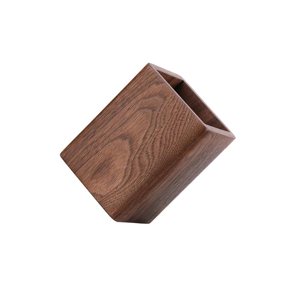 Wooden Pencil Stationery Organizer, Square Cup Holder, Black Walnut Wood, Desk Decoration, for Stationery, Make
Wooden Pencil Stationery Organizer, Square Cup Holder, Black Walnut Wood, Desk Decoration, for Stationery, Make