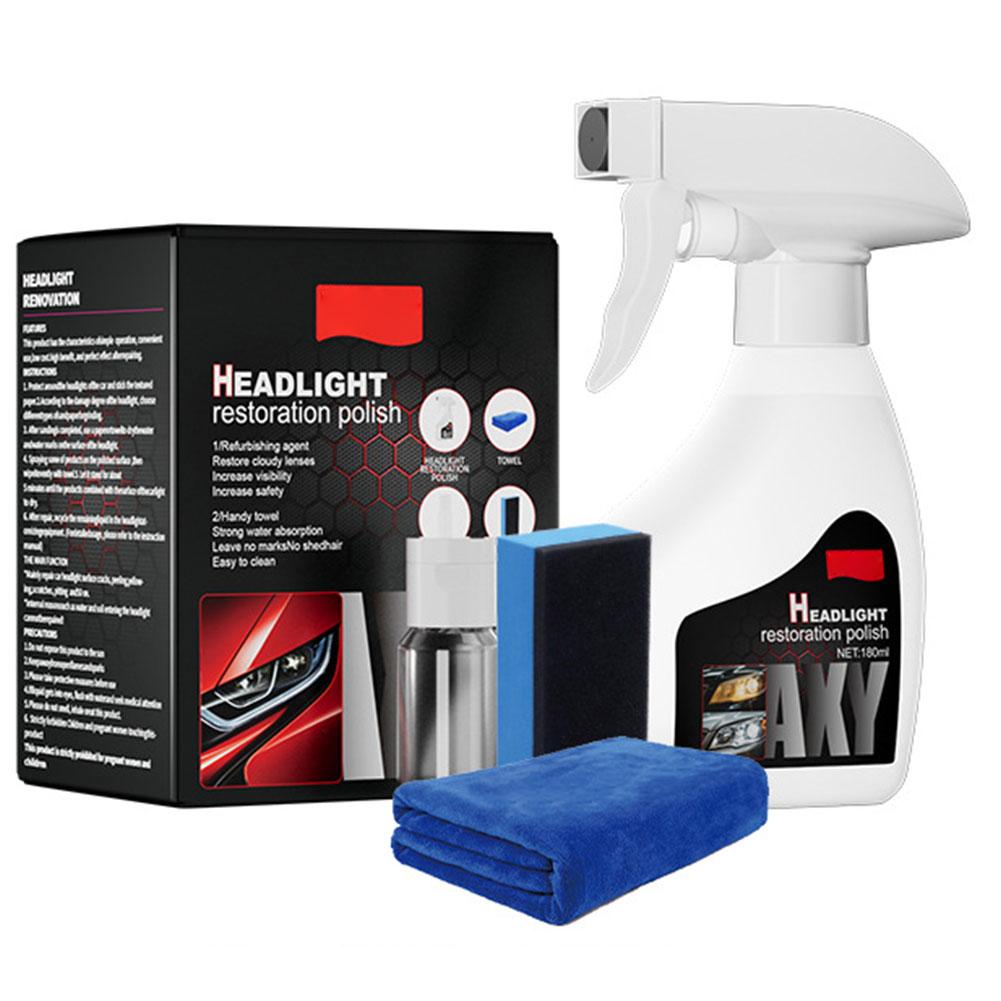 Car Headlight Cleaner Coating Liquid Headlight Scratch Repair Spray Long-Lasting Deep Cleaning Spray For Recovery Maintenance
Car Headlight Cleaner Coating Liquid Headlight Scratch Repair Spray Long-Lasting Deep Cleaning Spray For Recovery Maintenance