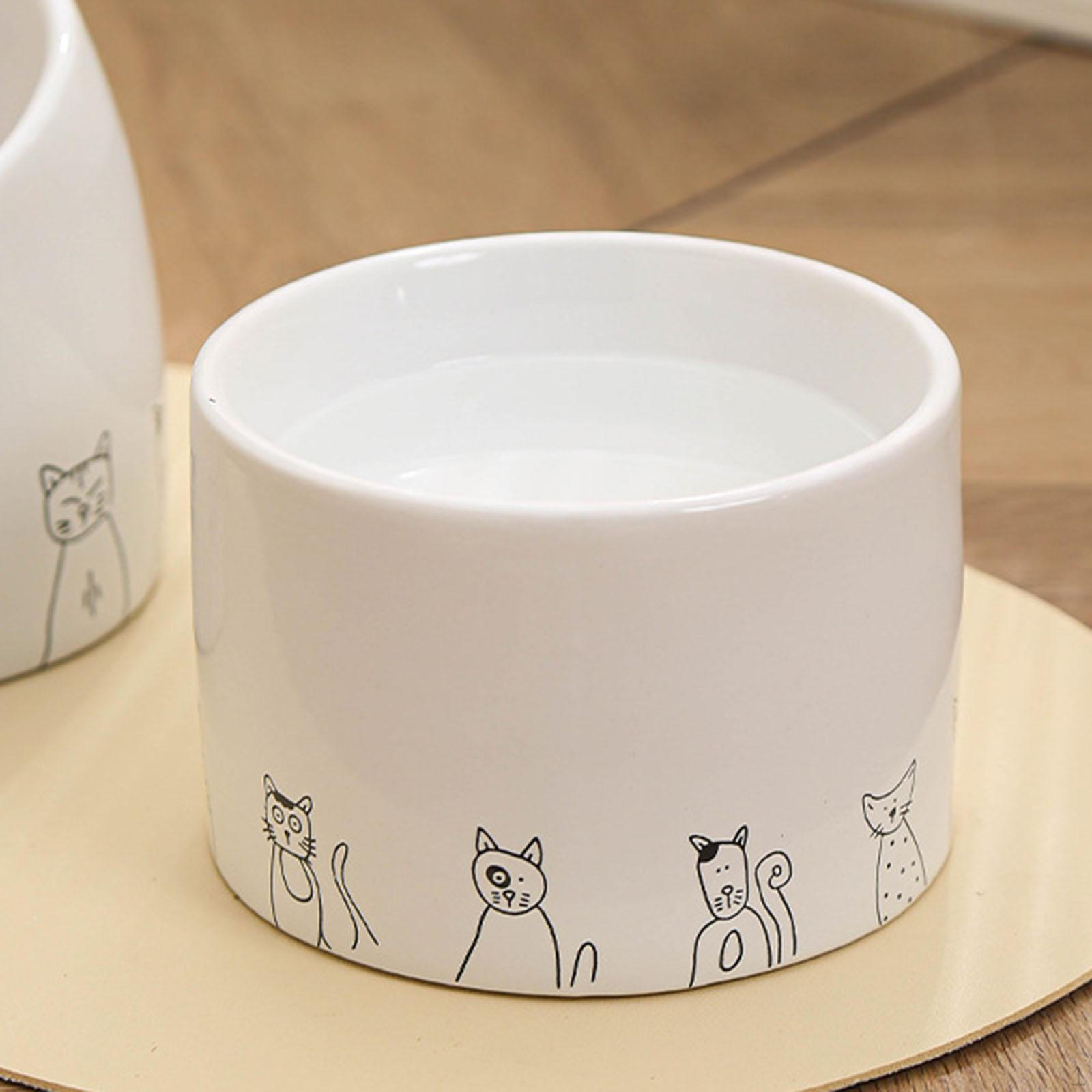 Миска для кошек из , Миска для воды, Практичная, Стильная, Современная, Компактная, Защита шеи, Еда Flat